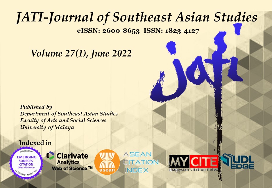 					View Vol. 27 No. 1 (2022): JATI-Journal of Southeast Asian Studies
				