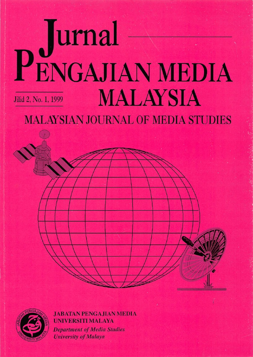 					View Vol. 2 No. 1 (1999): Malaysian Journal of Media Studies
				